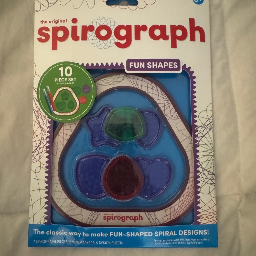 🐰🌷🐣Spirograph Fun Shapes 10 Piece Set